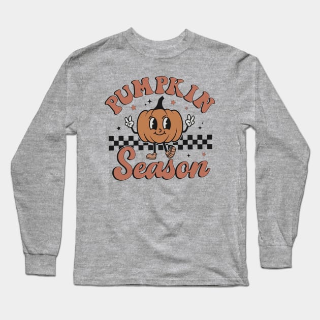 Pumpkin Season Long Sleeve T-Shirt by Crossbar Apparel